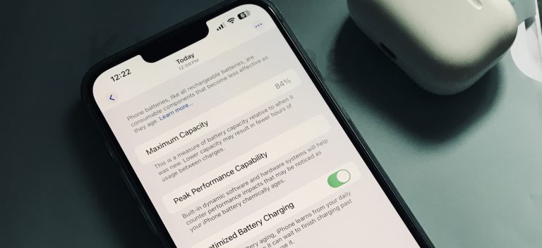 Iphone 84% battery health