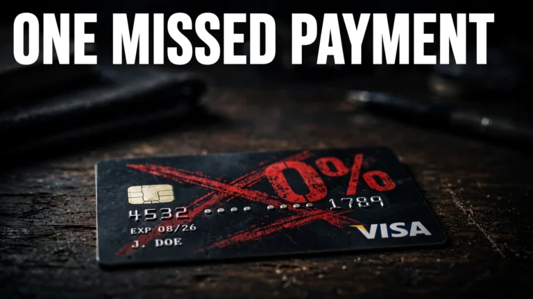One Missed Payment Killed My 0% Balance Transfer